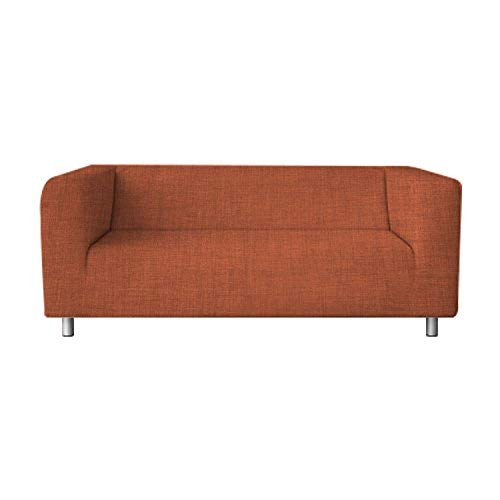 Klippan Loveseat Slipcover for The Ikea 2 Seater Klippan Loveseat Sofa Cover Replacement (Polyester-Orange)