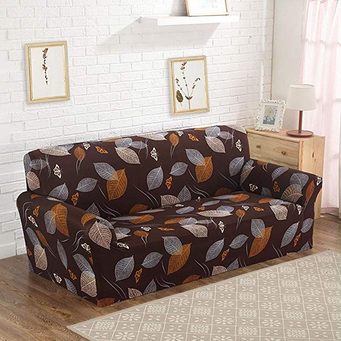 Home Stretch Sofa Cover Loveseat Couch Slipcover for Living Room Sofa All-inclusive Couch Cover 1/2/3/4-Seater (4 Seats,Color 4)