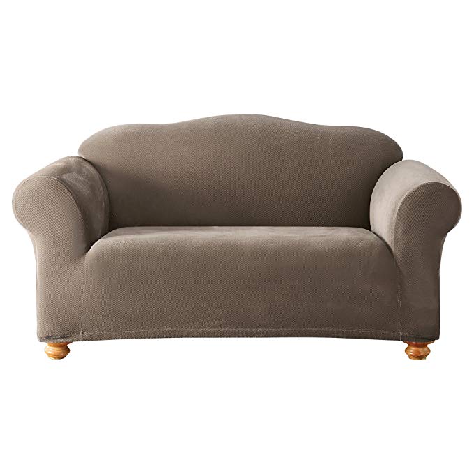 Sure Fit SF46102 Stretch Loveseat, Taupe