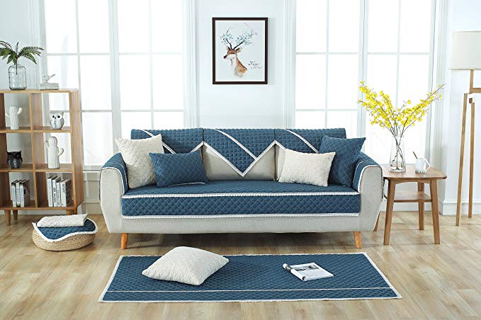 The Original Sofa cushion Reversible Couch Slipcover Furniture Protector soft Exquisite tassel and comfortable Plush sofa and window cushion towel custom