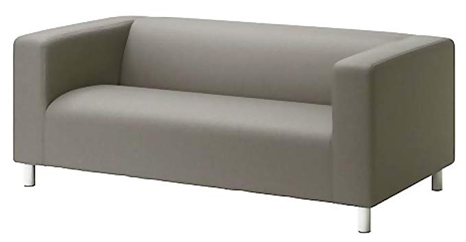 The Cotton Klippan Loveseat Cotton Cover Replacement Is Custom Made for Ikea Klippan Loveseat Slipcover, A Sofa Cover Replacement. Cover Only! (Cotton Gray)