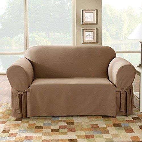 Cotton Duck Loveseat Cover