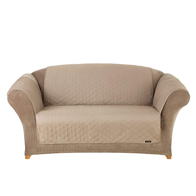 Sure Fit Furniture Friend Pet Throw - Loveseat Slipcover - Linen (SF40481)