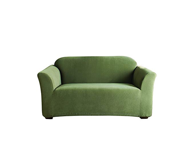 Sure Fit Stretch Pearson - Loveseat Slipcover - Sage (SF35304)