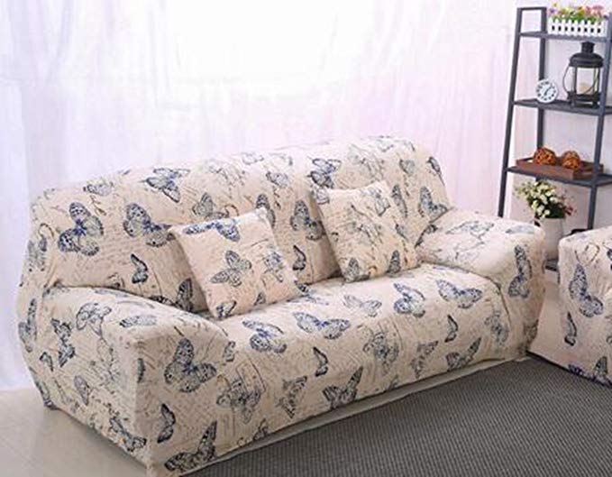 SKY-HAWK Furniture Protector Sofa Covers With Big Elastic Cover for Couch Loveseat Chair Furniture All-inclusive Sofa Slipcover 1/2/3/4-Seat